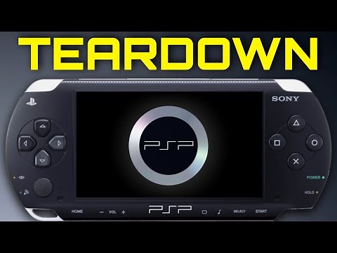 PSP 1001 Step By Step Teardown