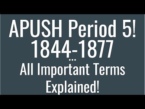 APUSH Period 5 Key Terms Explained!