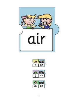 /air/ Alistair and Blair Phase 3 phonics