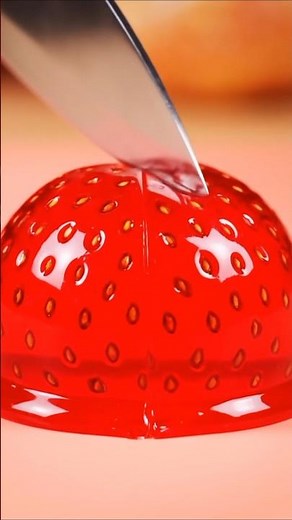 ASMR Jelly Cutting 🍋🥥Palm & Lemon Jelly | Ultra Realistic Satisfying Sounds ✨🔪