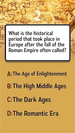 What is the era post Roman Empire's fall in Europe called?