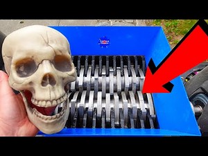 Shredder vs Skull : Halloween Experiment! DANGEROUS!