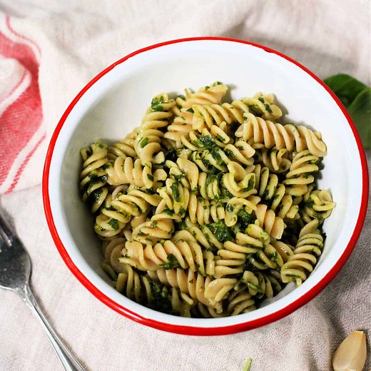5 Minute Nut Free Dairy Free Pesto.