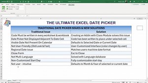 📅 Finally — a Date Picker in Excel that actually works. No bugs, no regional issues, no broken controls… just a clean, modern pop-up calendar you can use anywhere. Want the FREE Date Picker Add-In? Just drop a comment and I’ll send it! 💚📊 #ExcelForFreelancers #ExcelTools #DatePicker #ExcelAddIn #ExcelVBA | Excel For Freelancers