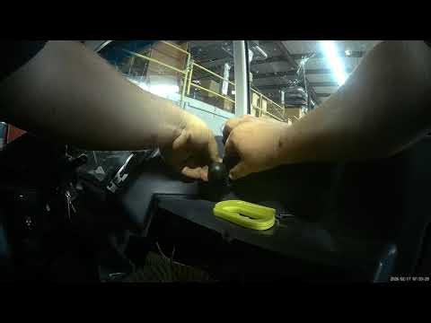 Installing RAM tablet mount in Bluebird school bus