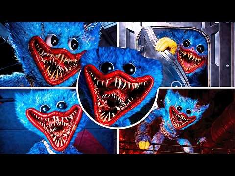 EVERY Huggy Wuggy Scene & Boss Battle in Poppy Playtime 5 (Full Compilation)