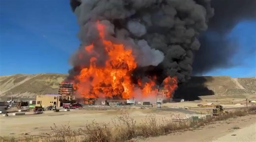 LEHI, UT — A massive fire engulfed an apartment complex under construction in Lehi near the Point of the Mountain. Fire crews received reports of the flames shortly after 10:15 a.m. Sunday, with 28 units from Salt Lake and Utah counties responding to the Traverse Mountain area near Flight Park Road, according to Lehi city officials. About 100 firefighters from Draper to Orem assisted in extinguishing the blaze, which spread to multiple buildings within the construction zone. KUTV reported that a