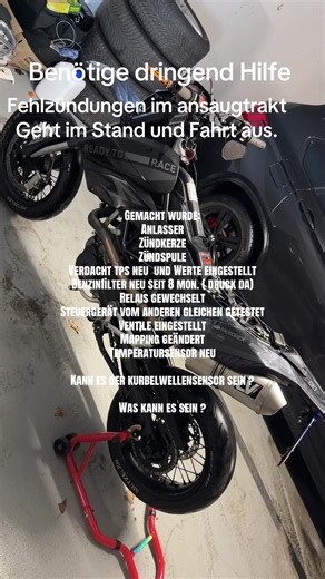 KTM smc690 2010 Fehler / fehlzündung im Ansaugtrakt geht nach 3-10 sek aus. #ktm #ktm690smc #ktm690 #motorrad #supermoto