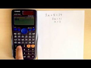 Calculator Hacks 4: Verify equation using Casio fx-85GT