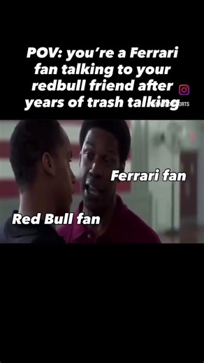 Oh how the tables have turned #ferrari #redbullracing #formula1 #f1 #racing