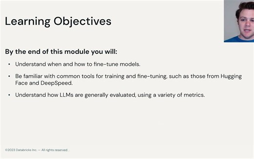 LLM Module 4： 调优和评估语言模型 ｜ 4.2 模块预览