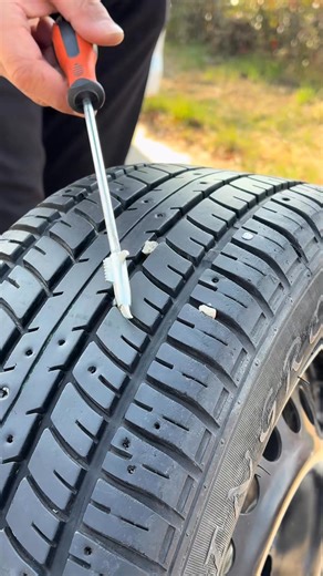 Emergency tire repair! Use this tool kit! #Tire #TireRepair #CarRepair #DIYCAR #CarEssentials | Drillzillas