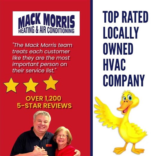 Charlottesville HVAC provider Mack Morris crushes the Local Google Reviews!