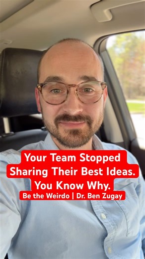 Why Your Team Stopped Sharing Their Best Ideas – Leader Trust and Innovation | Dr. Ben Zugay