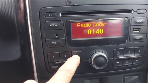 How to enter the radio code on Dacia Duster facelift TikTok