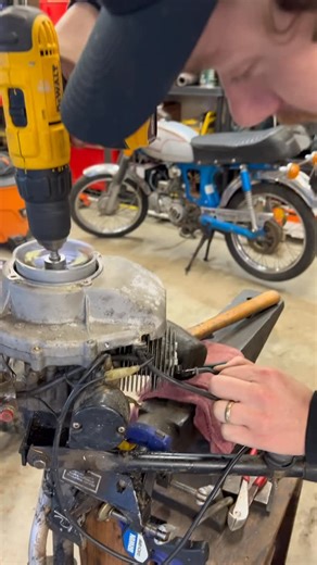 The free outboard has no spark… let’s dig in. #2stroke #gamefisher #outboard #dewalttough | The Barn Brothers