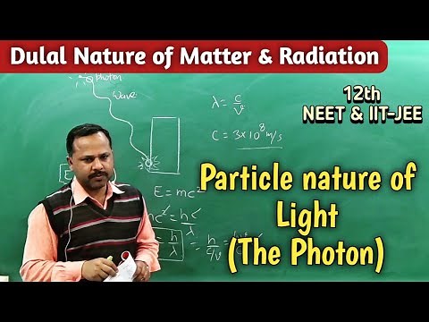 Particle nature of Light (The Photon) | Dual nature of matter & radiation | 12th Physics