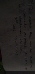 (2) Derive the Nernst equation of electrode potential al 2 ^ { ... | Filo