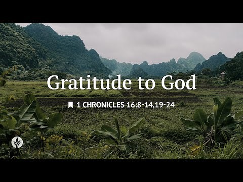 Gratitude to God | Audio Reading | Our Daily Bread Devotional | October 13, 2025