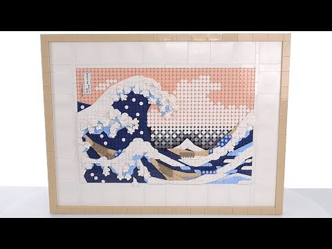 LEGO Art: The Great Wave set 31208 review! Much more than just dots on plates