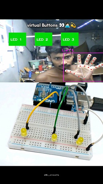 python opencv project | #arduino #python #opencv #electronic #computervision