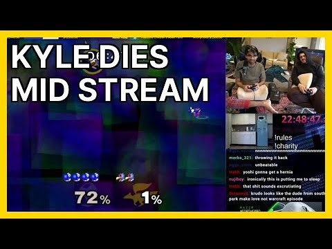 kyle dies mid stream (ZainNaghmi) | Smash Melee Highlights
