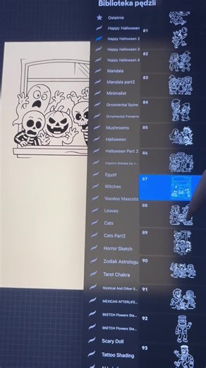 Happy Halloween 225 Stamps for Procreate. - Etsy