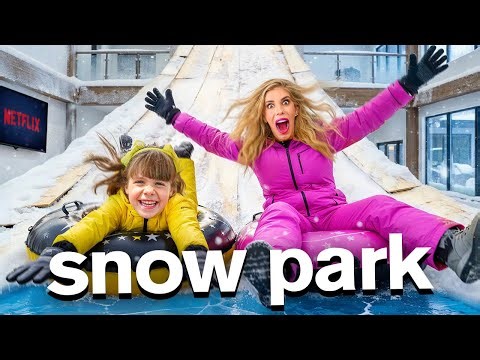 I Actually Built a SNOW PARK in my HOUSE!