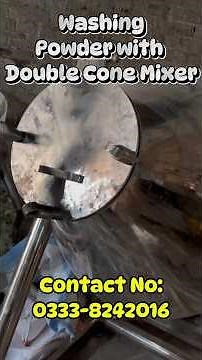 Make Washing Powder with Double Cone Mixer