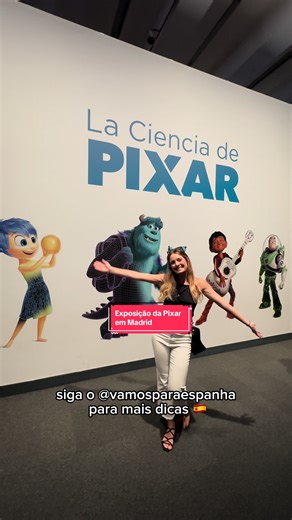 Exposição La Ciencia de Pixar em Madrid