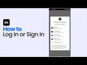 How to Log In or Sign In on Behance [easy]