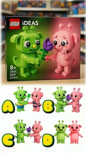 Unboxing Gog The Green Alien Dog lego toys - Which one is right?