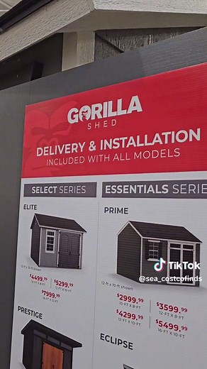 Want to Buy a Gorilla Shed?? #costco #puyallup #gorillashed #fyp #foryou #shed #costcofinds #ViralBeauty #FindItAtWatsons #fypviral