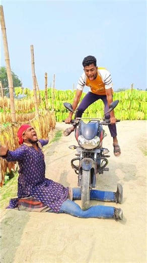 A Beggar dresses up to steal a bike.2