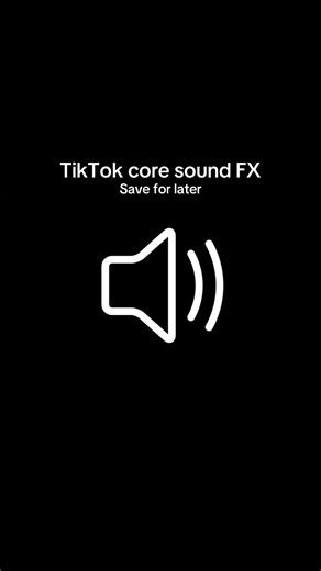 TikTok core Sound Effect for video editing #fyp #edit #editor #videoedit #soundeffects