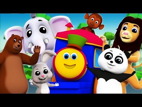 The Animal Sounds Song | Bob The Train Cartoons | Learning Videos For Kids