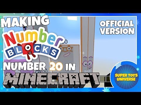 Making Numberblock 20 *OFFICIAL VERSION* in Minecraft!