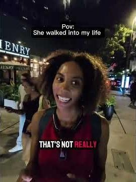 She crossed into my life