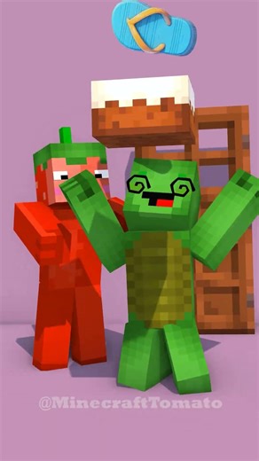 JJ Don't Skip Homework 🤣😡 - MAIZEN Minecraft Animation #shorts