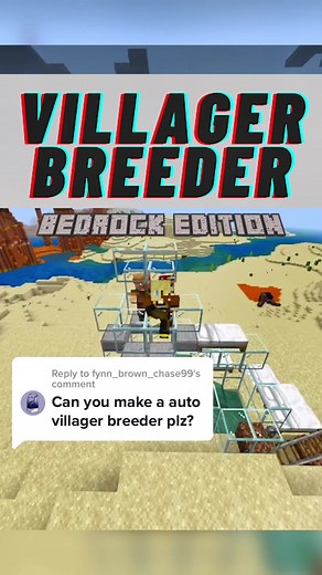 Replying to @fynn_brown_chase99 Minecraft 1.19.51 Redstone Automatic Villager Breeder Farm Tutorial for bedrock edition #minecraft #gaming #minecrafthacks #icecoffey #gamingontiktok #bedrock #minecraftbuilding #redstone #mcpe #tutorial
