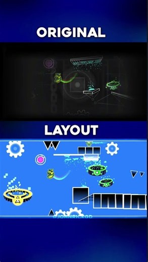 Change of scene Comparison #ytshorts #geometrydash #gdupdate #gd #gaming #fypシ