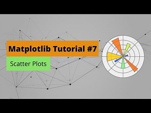 Matplotlib Tutorial #7: Scatter Plots