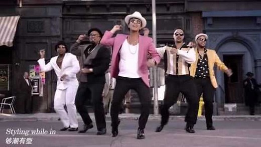 火星哥《Uptown Funk》MV 高清HD1080P 中英字幕