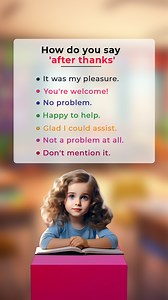 134K views · 3.5K reactions | How do you say 'after thanks' #learnenglish #englishgrammar #englishteacher #everyone #learnenglishdaily #learnthroughplay #kidslibrary #English | Kids Library | Facebook