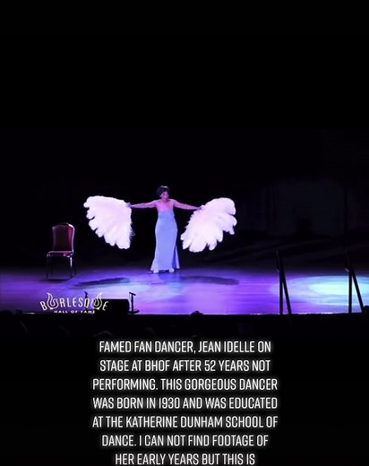 #jeanidelle #americanpickers #strippinghistory #bhof #burlesquehalloffame #fandancer #legend #queen #burlesque