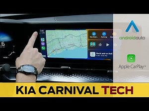 Kia Carnival Media Screen | How to Setup Apple CarPlay and Android Auto, Use Navigation and More!