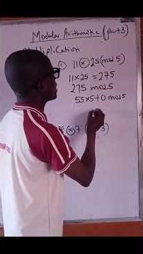 Multiplication in Modular Arithmetic Explained in the Simplest Way! (Paper 3)