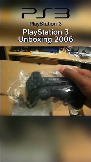 PS3 Unboxing 2006 #playstation #nostalgia #gaming #system #videogames