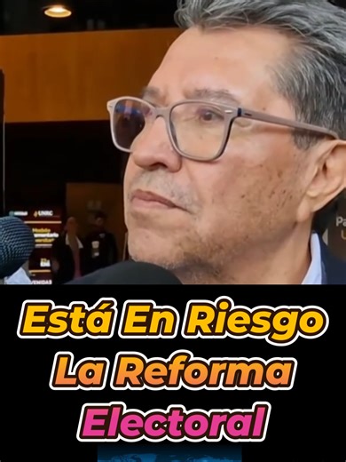 Monreal Advierte Que La Reforma Electoral Está En Riesgo Sin El Apoyo Del PT Y El Partido Verde #méxico #noticias