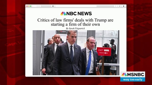 Critics of law firms' deals with Trump are starting a firm of their own